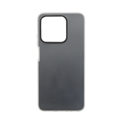 Capa Duro de Silicone Transparente para Motorala Moto G56 5G Preto